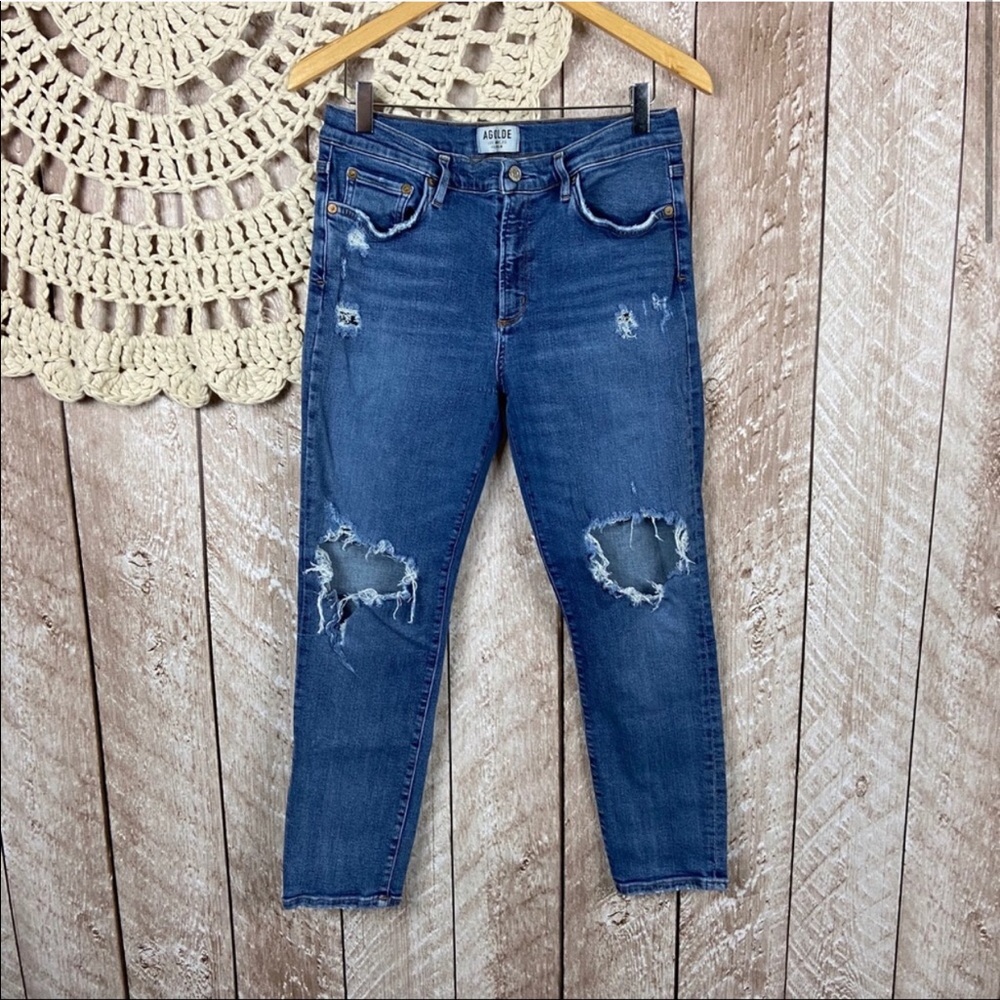 AGOLDE ripped jeans